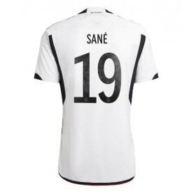 Tyskland Leroy Sane #19 Hemmakläder VM 2022 Kortärmad